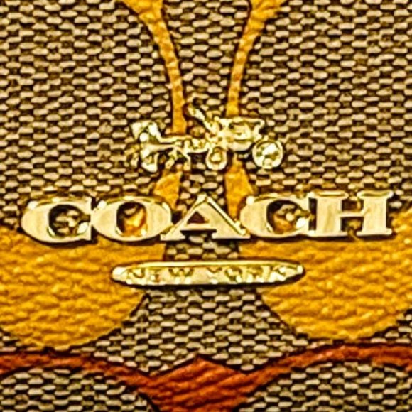 NWOT - COACH JES CROSSBODY 20 IN RAINBOW SIGNATURE CANVAS (C1308) - Picture 13 of 13